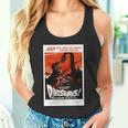 恐竜レトロヴィンテージ映画ポスタープリント 長袖tシャツ タンクトップ