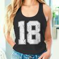 番号18シャツ、番号付き ヴィンテージ 18歳の誕生日 タンクトップ