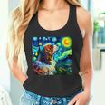 面白いtシャツ 犬 キャバリア ゴッホ 星月夜 わんこ メンズ おもしろ グッズ 服 かわいい タンクトップ