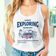 Always Exploring Campfire Ocean Outdoor ビーチライフグラフィック タンクトップ