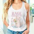 Rage Consumes Me キュート 怒っている猫 面白い 皮肉なミーム タンクトップ