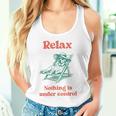 Relax Labrador Dog Owner Graphic タンクトップ