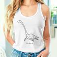 Uma ネッスィー ゆるい おもしろ かわいいイラスト ネッシー 長袖tシャツ タンクトップ