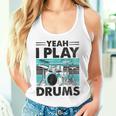 Yeah I Play Drums Drummer Play Drumming タンクトップ
