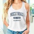アラバマ州マッスルショールズアラバマ州ヴィンテージスポーツエスタブリッシュドネイビーデス タンクトップ