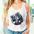 キュートでかわいいグラフィックのドラゴンが筋肉質のシックスパックを表示 長袖tシャツ タンクトップ