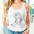 ゴルフ ポメラニアン グッズ おもしろ 犬 面白い 笑える 和風 タンクトップ