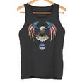 Abstract Unitedtates Of America Wild Eagle With Usa Flag タンクトップ