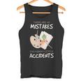 Artist Mistakes Happy Accidents アートパレット 絵画 引用 長袖tシャツ タンクトップ