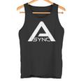 Async Backroom Pixels Research タンクトップ