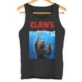 Beware Of Claws 面白いナマケモノ シャーク 映画 パロディ タンクトップ