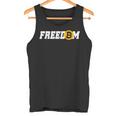 Bitcoin Freedom 暗号通貨 Btc 自由 ミリオネア ビットコインでお金持ち タンクトップ