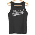 Bristol バーシティ スクリプト アスレチック スポーツ ジャージスタイル タンクトップ
