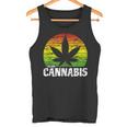 Cannabis ヴィンテージ 麻葉 レトロ マリファナ タンクトップ