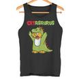 Catasaurus T-Rex Cat Kitten Dinosaur Feline Dino Dragon タンクトップ