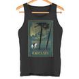 Caucasas Caucasus Mountains レトロ ヴィンテージ 馬 ライダー タンクトップ