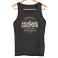 Colombia ヴィンテージスタイルのレトロなコロンビア タンクトップ
