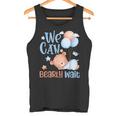 Cute We Can Bearly Wait For Gender Neutral ベビーシャワーパーティー タンクトップ