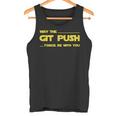 Developer May The Git Push Force Be With You タンクトップ