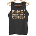 EMc2物理学が語る、コーヒーを介したオタクのダジャレ・エネルギー タンクトップ