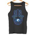 Evil Eye Artwork Hamasa Good Luck Hand Of Fatima Hipster タンクトップ