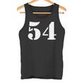 Fifty Four 数字 54 ナンバー タンクトップ