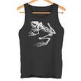 Frogman Bonefrog アンティーク調ホワイトプリント タンクトップ