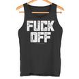 メンズ Fuck Off Thrash メタル タンクトップ