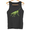 Grasshopper ミニマリストのバッタかわいい昆虫小さなバッタ タンクトップ