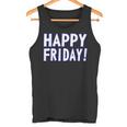 Happy Friday Tgif、週末のお祝い、仕事場。 タンクトップ