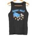 Happy Pills うさぎ 面白い ホーランドロップ バニー 恋人 ユーモア タンクトップ