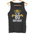 It's My 80Th Birthday Party 80歳 誕生日 メンズ レディース タンクトップ