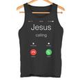 Jesus Calling Jesus Phone クリスチャンtシャツ タンクトップ
