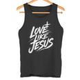 Jesus Love Like Jesus 十字架 クリスチャン タンクトップ