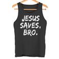 Jesusaves Bro クリスチャン 信者 信仰 神 宗教 タンクトップ