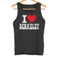 I Love Berkeley California Heart お土産 Ca City Pride タンクトップ