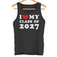 I Love My Class Of 2027 私は2027年のクラスが大好きで、2027年のクラスが好きです タンクトップ