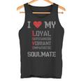 I Love Myoulmate ソウルメイトが大好き ソウルメイトへの愛を込めて タンクトップ