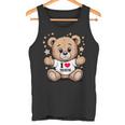 I Love Tsurumi Teddy Bear 鶴見テディベアが大好き タンクトップ