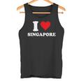 I Loveingapore Heart シンガポールギフト タンクトップ