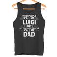 Luigi Nome Regalo Divertente Per La Festa Del Papà Canotta