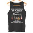 Never Underestimate An Old Man With A Guitar タンクトップ