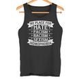 No Place For Hate Facism Racism 平等人権 タンクトップ