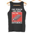 One Person Can Make A Difference Tiananmen タンクマン タンクトップ