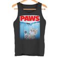 Paws Parody Cat Chasing A Cutecared Mouse Cat Lover タンクトップ