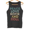 Peace Love Rock And Roll ピース・ラブ・ロックンロールtシャツ ロックンロール・ミュージック タンクトップ