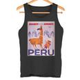 Peru レトロ ヴィンテージ 航空会社 トラベルポスター タンクトップ