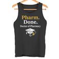Pharm Done ドクターオブファーマシー 卒業式 タンクトップ