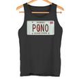 Pono ヴィンテージ ハワイ ナンバープレート タンクトップ
