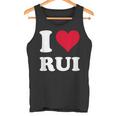 Red Heart I Love Rui タンクトップ